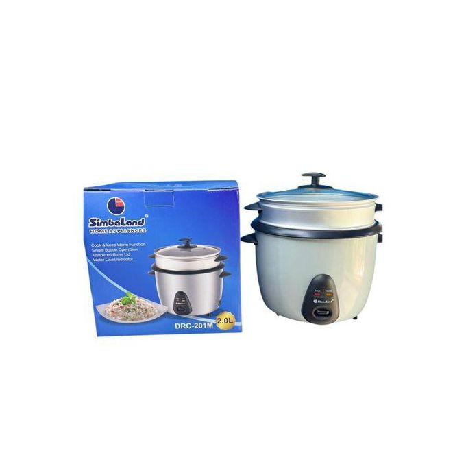 Simbaland Rice Cookers 2.0l - Black & Silver
