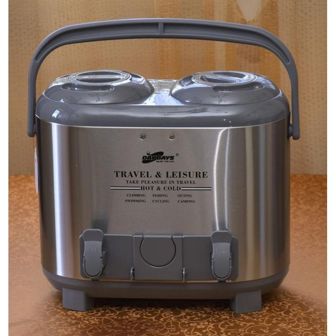 Dayday Twin Travel Flask 15 Liters- Silver