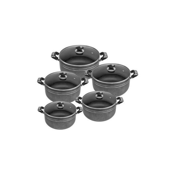 Tornado Cookware 5pcs Non-Stick Set Black