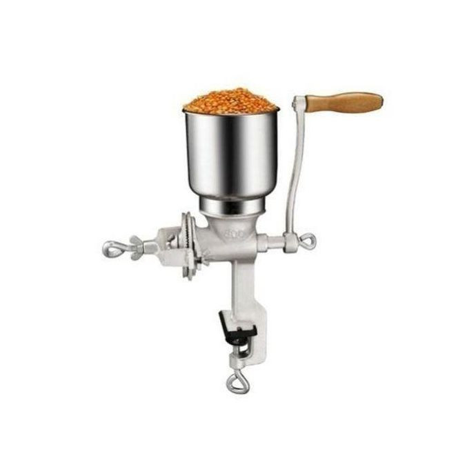 Share This Product Manual Hand Grinder For Grains & Nuts - Silver
