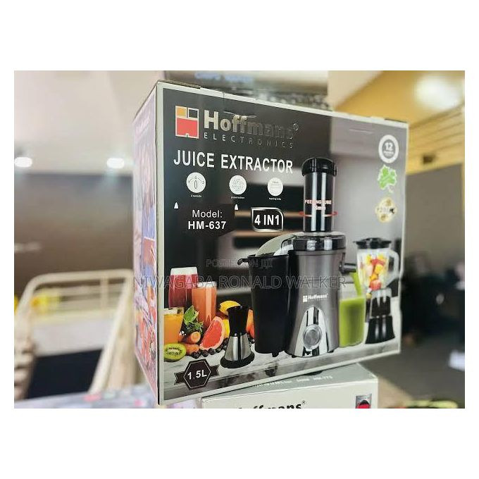 Hoffmans 4 IN 1 Juice Extractor HM-637 - MULTICOLOR