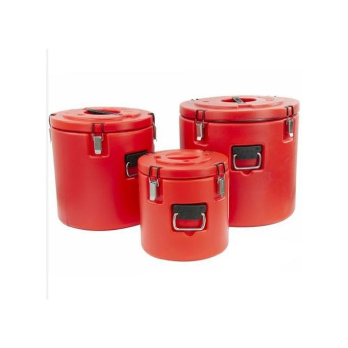3pc Insulated Food Storage Hot & Cold Pots- Red /Blue