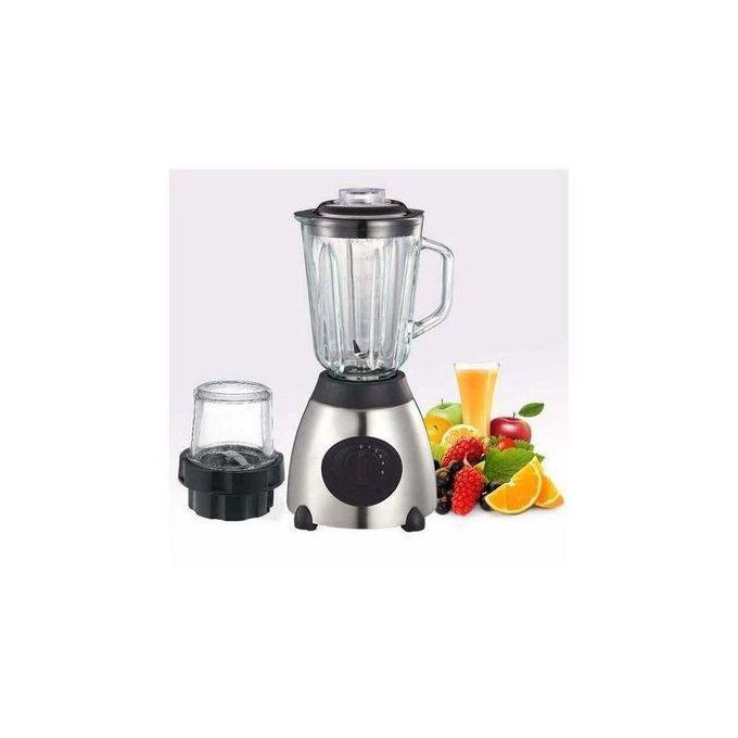 Blenderbottle High Speed Motor Stainless Steel Base Glass Jar Blender - Silver