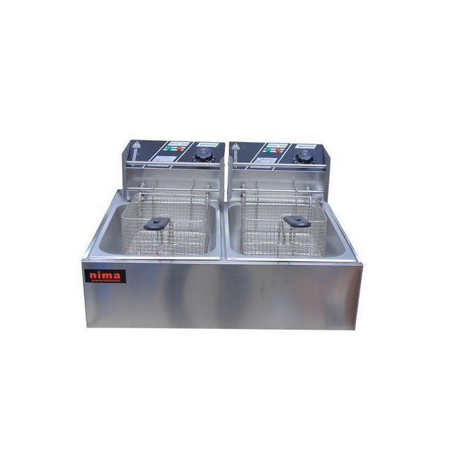 Electric Deep Fryer 6L Single Stainless Steel -Silver