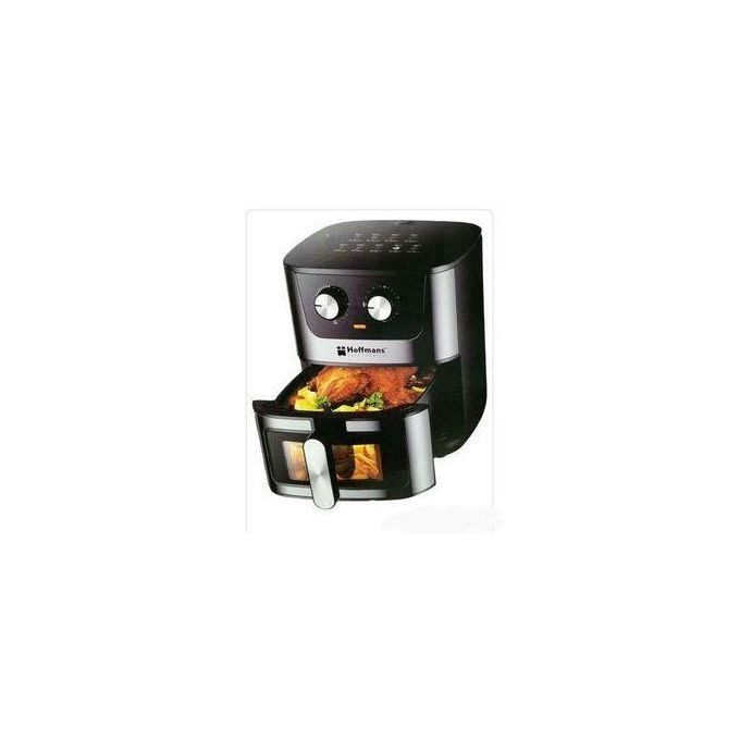 Hoffmans 8L / 8 Litres Manual Knob Electric Airfryer / Air Fryer -black
