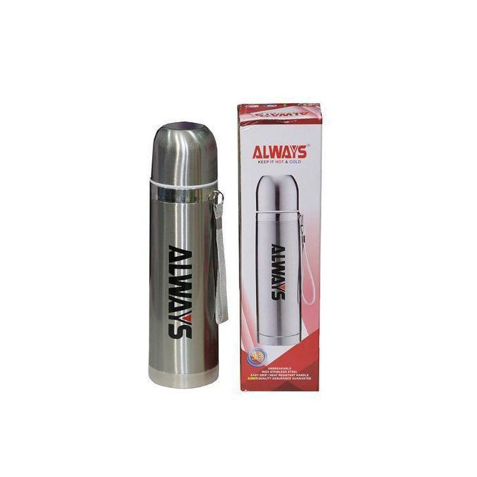 Always Vacuum Bottle 0.5Litre- Silver- Multi Color
