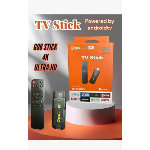 TV Stick 4K-Andoid- with Google Assistance - Black