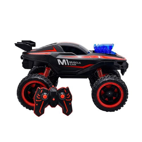 Remote Control Car Off-Road Speed Car with Water Mist Smoke Effect, Monster Rock Crawler Climbing Car Toy for Kid - Multicolor