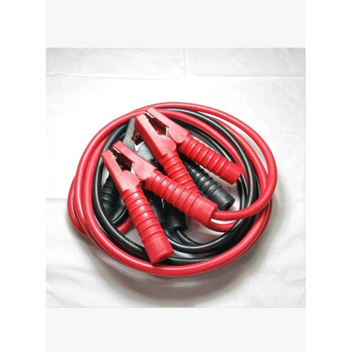 WISEUP 2.5M Heavy Duty Jump Leads Professional Booster Cables For Battery HGV Cars Vans Truck Highlights - Red/Black