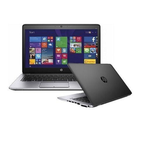 RENEWED HP EliteBook 840 G2 - Intel Core i5, 16GB RAM, 500GB HDD + 500GB External HDD - Silver & Black