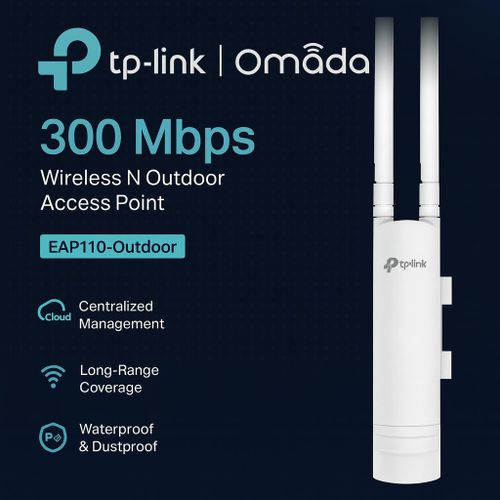 TP-Link EAP110-Outdoor 300Mbps Wireless N Outdoor Access Point OMADA