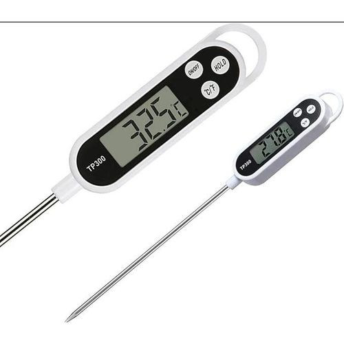 Kitchen Thermometer Digital Food Thermometer - White.