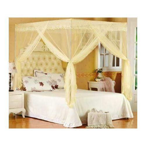 Flat Mosquito Net With Metal Stands 5" - Cream
