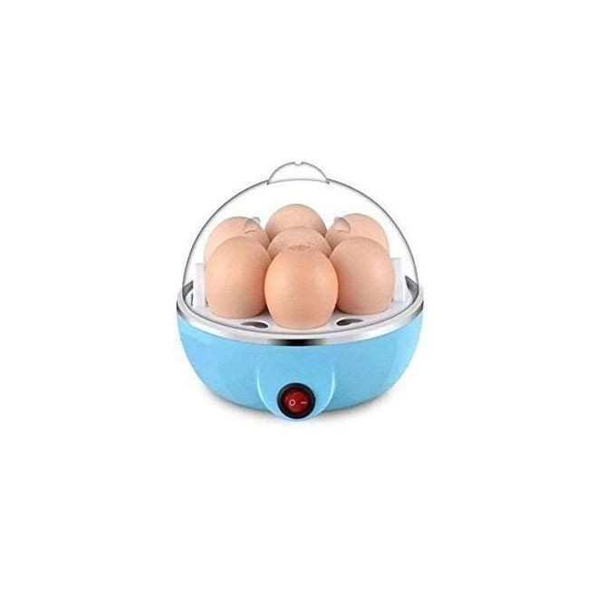 Electric Egg Boiler With 6 Slots - Multicolor