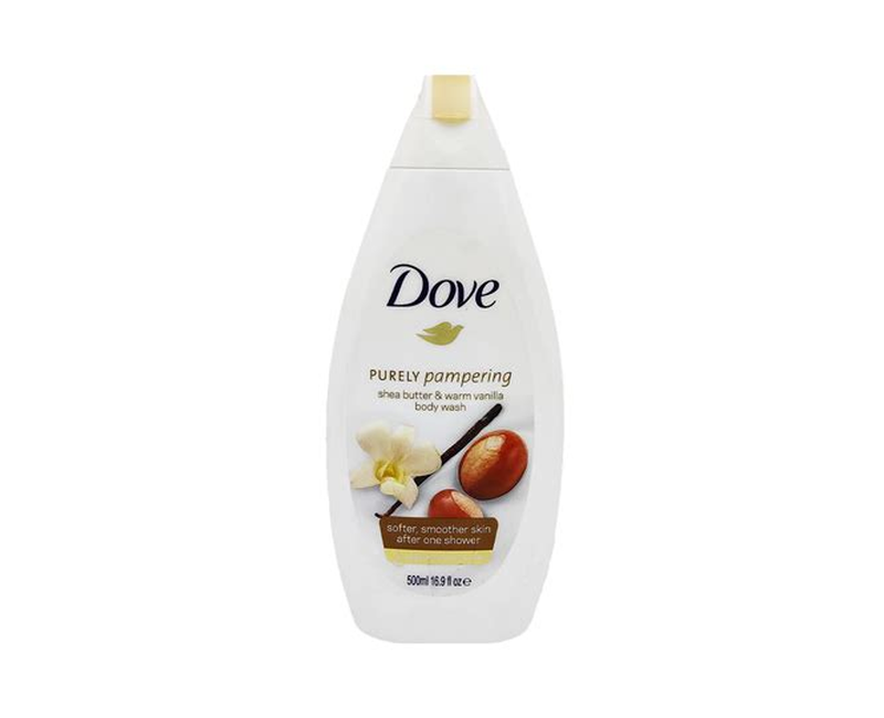 Dove Purely Pumpering Body Wash With Shea Butter & Worm Vanilla  -   500ml
