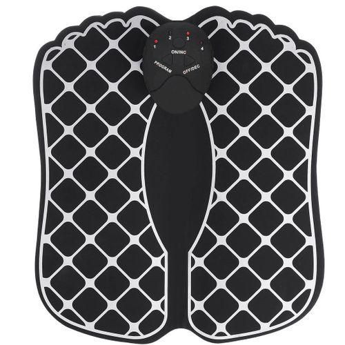 Foot Massager, Portable Electric Foot Massage Mat, Adjustable 6 Vibration Modes 10 Frequency Feet Muscle Massage Machine for Blood Circulation Improve, Pain Relief