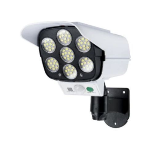 Remote Control Solar Stimulation Sensor Flood Light- White