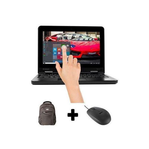 Lenovo ThinkPad Yoga 11e Touch 11.6" 128GB SSD 4GB + Bag Refurbished - Black