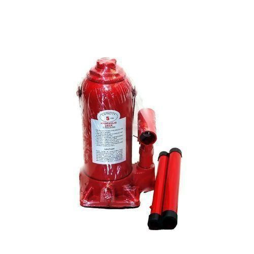 Hydraulic Lifter Jack ( 5-Tons) Capacity Lifting Cylinder - Red