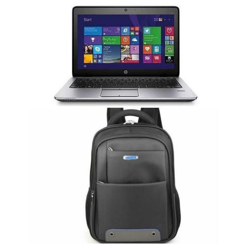RENEWED HP EliteBook 820 G2 Core i5 8GB RAM 1TB HDD + Office Bag - Black