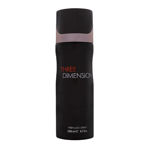 Fragrance World Three Dimension Parfumed Deodorant Body Spray 200ml