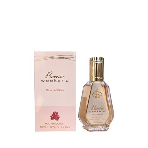 Fragrance World Berries Weekend Pink Edition Edp Fragrance For Ladies 50mls