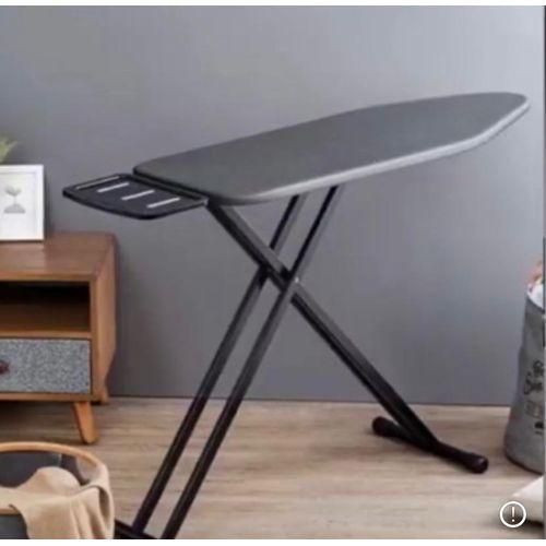 Foldable Ironing Board With Metallic Frame-Black/Grey