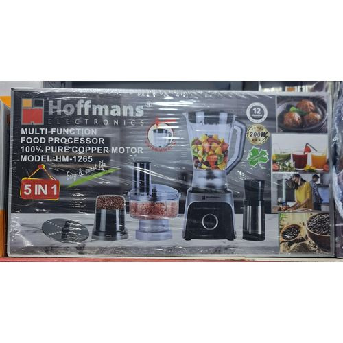 Hoffmans 5 In 1 Multi Functional Electric Blender And Food Processor