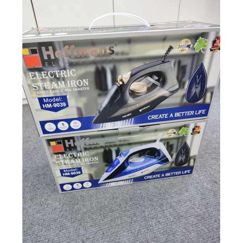 Hoffmans Steam And Dry Flat Iron - MultiColor