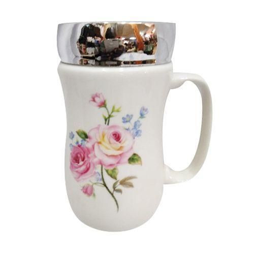 Designed Cup - White