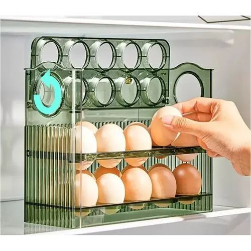 Other 30-Grid Egg Storage Box-Green