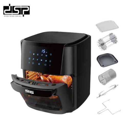 Dsp 12L Digital Electric Hot Grill & Airfryer Oven -Black