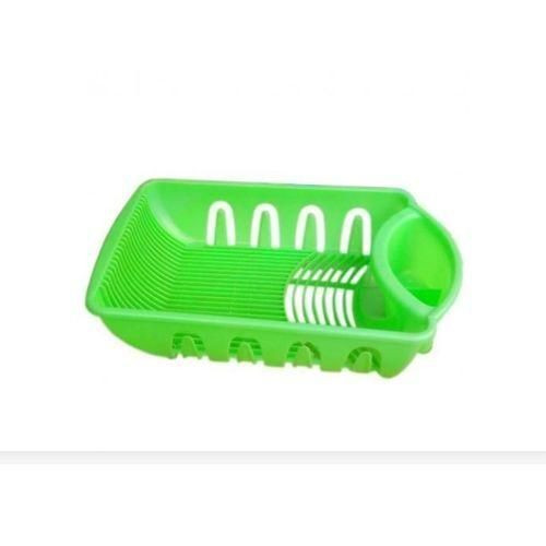 Mukwano Plastic Square Dish Rack - Green