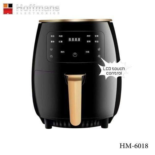Hoffmans HM-6018, Touch Screen Air Fryer 6 Ltr - Black