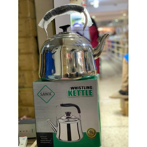 Sawa 6Liter Whistling Kettle - Silver