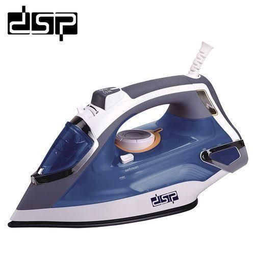 Dsp Steam Iron With Self Cleaning Ceramic Soleplate Steam Flat Iron - Mult-Color