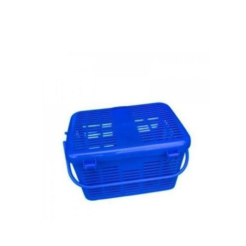 Plastic Square Basket - Blue