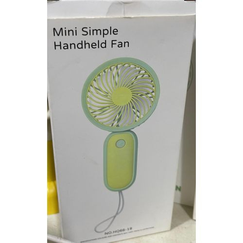 UN1QUE Mini Portable Hand Fan - Powerful Brushless Motor Small Fan, 3-Speeds, USB Rechargeable Fan With Base For Travel, Office, Kitchen, Face Makeup And Outdoor Use - For Women And Men