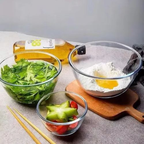 4pcs Glass Mixing Bowls