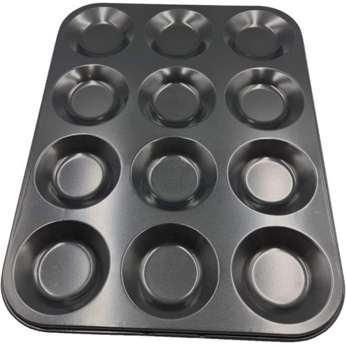 12 Holes Of Cup Cake Tray - Non Sticky.