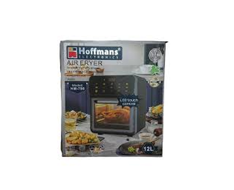 Hoffmans 12L Air Fryer With LCD Touch Control HM-786 - Black
