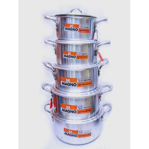 COOKWARE 5 SET-SILVER