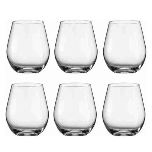 Yiwu Set Of 6pc Oval Glasses - Transparent