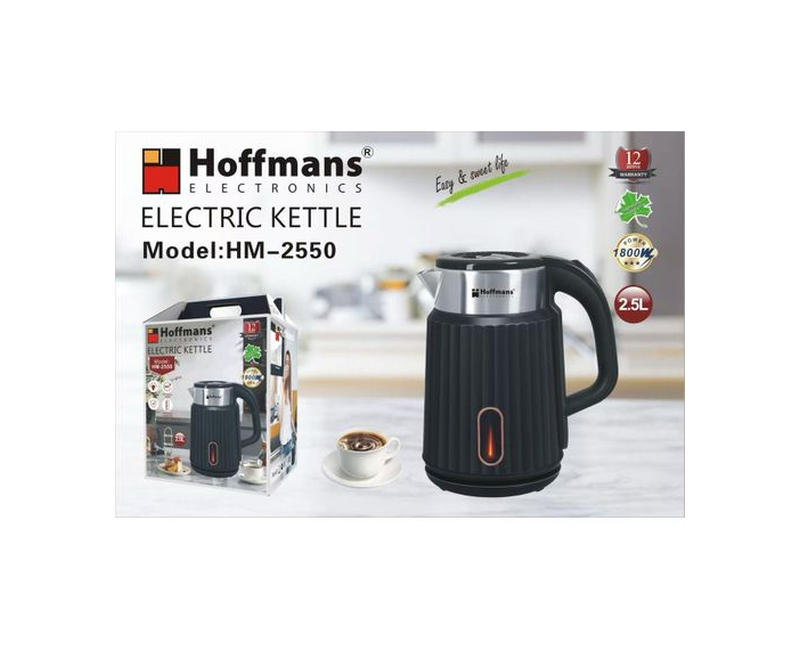 Hoffmans 2.5L Electric Kettle HM-2550 - Black