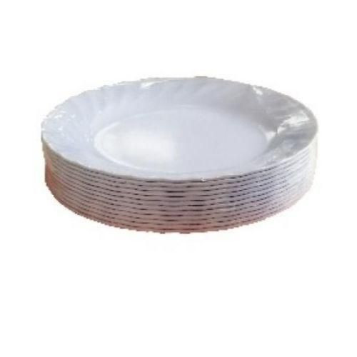 Yiwu Set Of 12pc Melamine Wave Plates - White