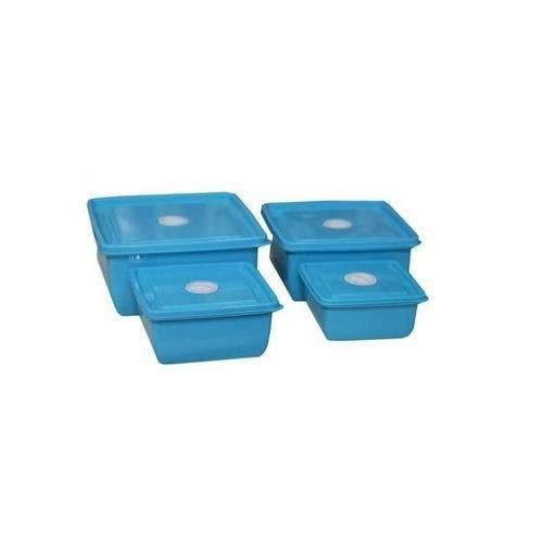 Yiwu Set Of 4pc Plastic Dishes - Blue