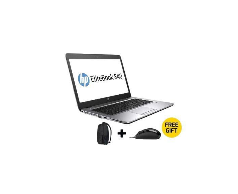 RENEWED Refurbished Core I5 Elitebook 840 Notebook, Intel Core I5, 8 GB RAM, 500 GB HDD Free Anti Theft Bag Pack, Free Wireless Mouse - Grey,Black