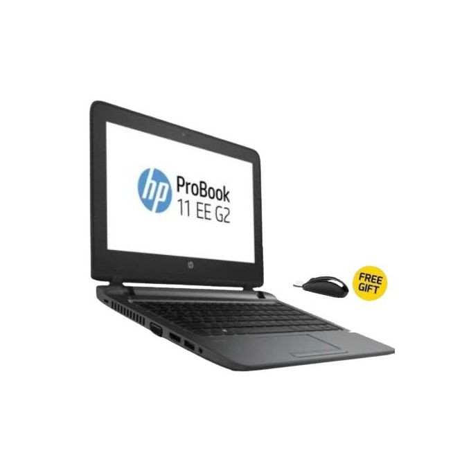 RENEWED Hp ProBook 11 G2, 11'6 Core, 4gb Ram 500GB HDD Plus Mouse - Black/Grey