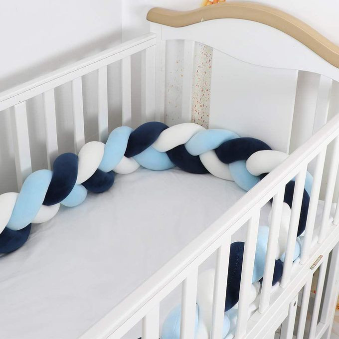 Comfortable Baby Infant Bed Cotton Bumper Crib Protector Cushion Safety Nursery Bedding