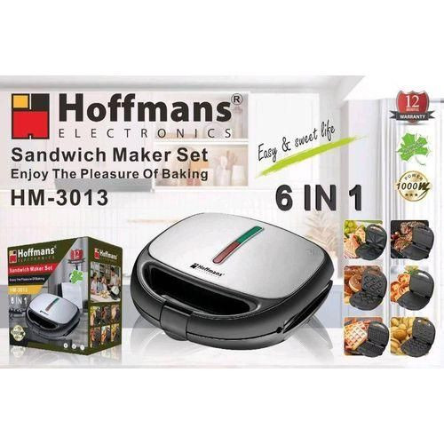 Hoffmans Sandwich maker Model HM-3013 - Black